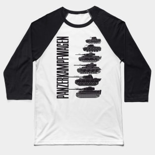 Hobby tanks! German Panzerkampfwagen tanks Baseball T-Shirt